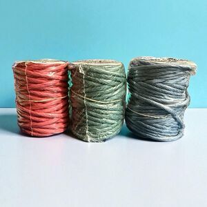 Paper Capers Twisted Craft Paper 3 Spools - Country Blue, Forest Green,  Scarlet